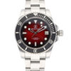 Evolution Watches dive watch with gradient red dial, stainless steel case, and automatic movement